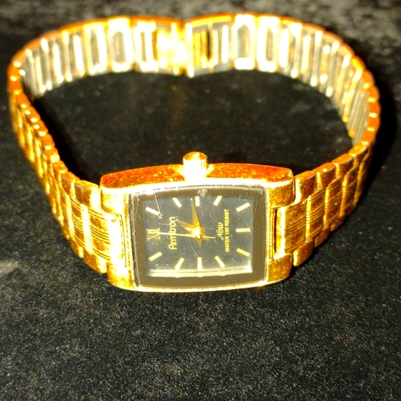 Beautiful gold vintage armitron ladies watch